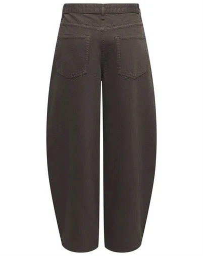 Only - ONLTaylor Barrel Brown Denim - Dark Brown Denim